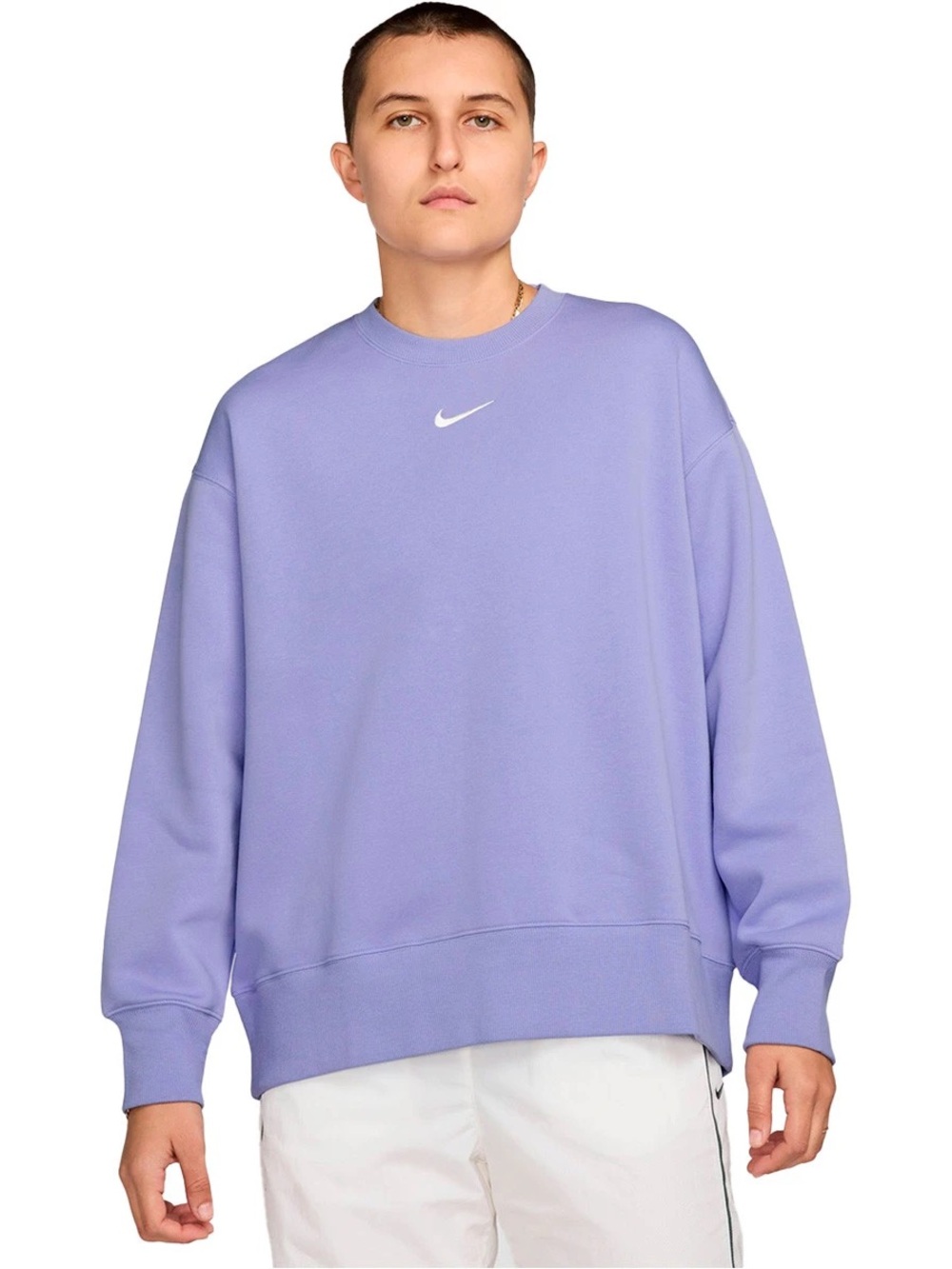 Nike Mens (can be women’s) Lilac Crewneck Sweatshirt with White Swoosh
